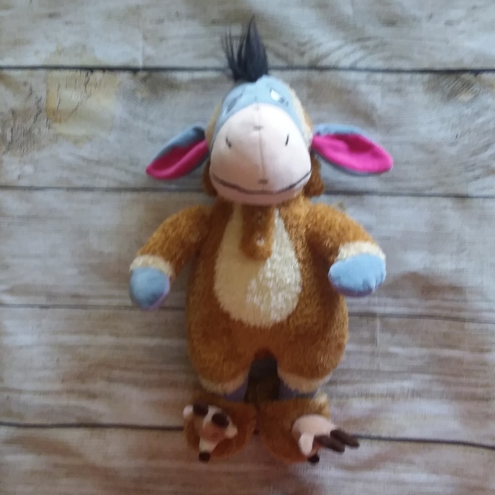 Disney Store Eeyore in Reindeer Pajamas 14" Plush